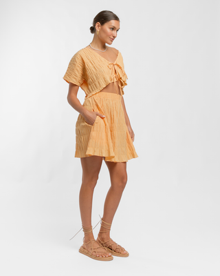 WAREHOUSE SALE | Ravello Mini Skirt | Orange