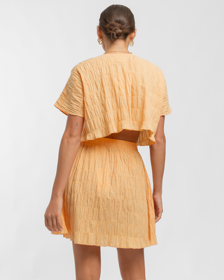 WAREHOUSE SALE | Ravello Mini Skirt | Orange