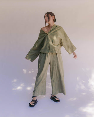 Women's Lounge Pants // Olive - The Lullaby Club