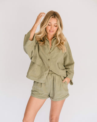 Women's Lounge Set // Olive - The Lullaby Club