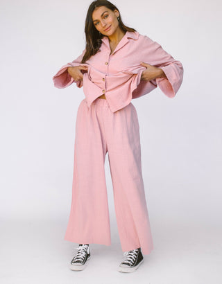 The Lullaby Club_Womens Lounge Pants_Cotton/linen lounge pants