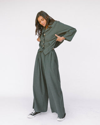 The Lullaby Club_Womens Lounge Pants_Cotton/linen lounge pants